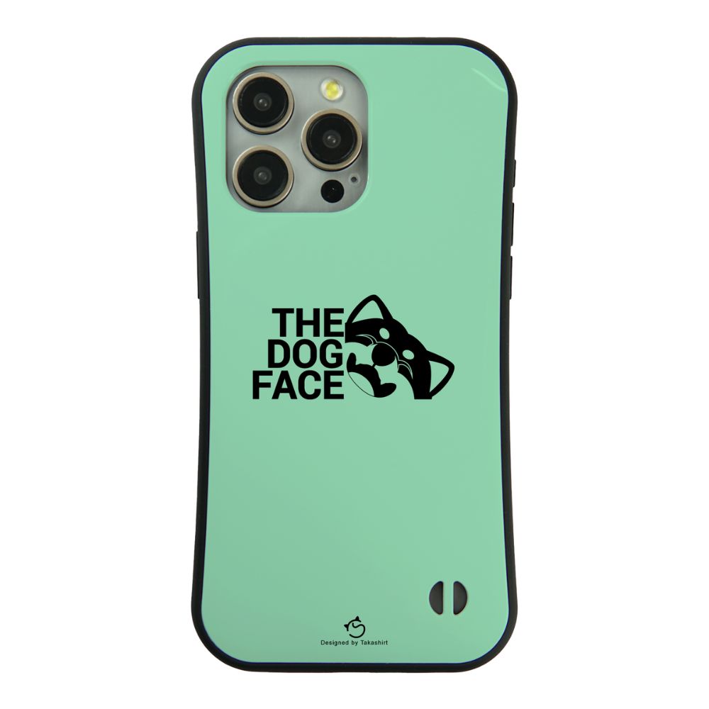 ケース いぬ 犬 イラスト 柴犬 THE DOG FACE1 ケース iPhone8, SE2, SE3 ~ ケース iPhone17シリーズ